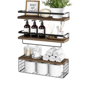 Étagères Flottantes 3 Niveaux  – Design Moderne & Rangement Pratique