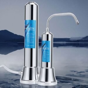 Filtre à eau pour robinet en acier inoxydable